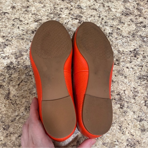 Tory Burch Claire Ballet Flats in Poppy - Picture 7 of 11